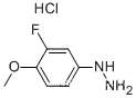 Molecular Structure of 220527-84-4 ((3-FLUORO-4-METHOXY-PHENYL)-HYDRAZINE HYDROCHLORIDE)